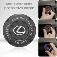 Lexus Car Practical Decorative Accessories Engine Start/Stop Button Cover One Key Start Switch Cover Aluminum Button for All Lexus Models