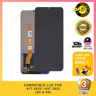 BROSHOP Compatible Lcd For OP A77 4G / A57 4G / A77 5G / A57 5G / A58 5G /K10 5G 2022 Digitizer Skri