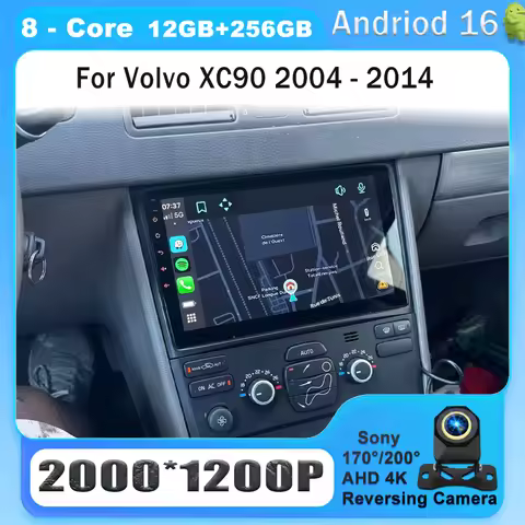 Android 16 For Volvo XC90 2004-2014 Car Radio Multimedia Video Player Navigation Stereo GPS Octa Cor