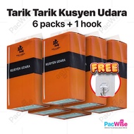 Soft facial Tissue Hanging /Tisu Gantung Dinding - 4 ply -Tarikx2 Kusyen Udara- 6 Pack GET 1 Hook