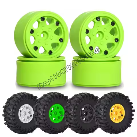 RC Car 4PCS ABS Plastic 1.9 2.2 Inch Beadlock Wheel Rim For 1:10 RC Crawler Traxxas Trx4 Trx6 Axial 