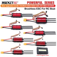 ROCKET-RC POWERFUL BOAT ESC/ESC-HV 70A/90A/105A/130A/130A HV/160A HV/200A for RC Boat