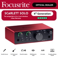Focusrite Scarlett Solo 4th Gen USB Audio Interface