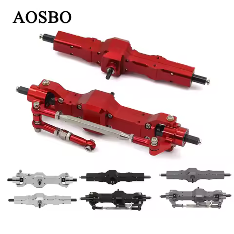 Metal Upgrade Front Rear Axle Assembly For WPL 1/10 C74 1/16 C14 C24 C34 C54 B14 B24 Feiyu JJRC RC C