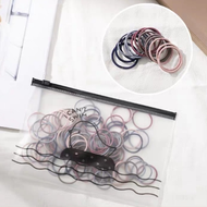 Gratis Ongkir - Ikat Rambut Karet Kecil Elastis Gaya Korea untuk Wanita 100 Pcs / Karet Rambut Anak