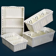 storage box organiser box nack organizer Desktop Plastic Rectangular Storage Basket Drawer Separated