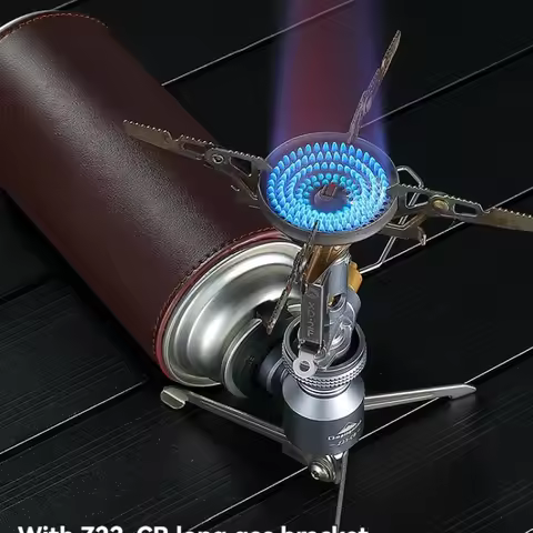 CAMPINGMOON XD-2F Portable Camping Gas Stove - Mini Outdoor Burner with Stable Voltage Output Xuanfe