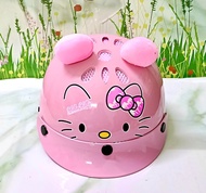 BÌNH TÂN SHOP 💯 Mũ / Nón bảo hiểm trẻ em có kính 2-5 tuổi họa tiết Hello Kitty - đôrêmon cao cấp có