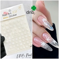 5D Christmas Sticker - 5D Christmas Sticker DNB Nail ZA002, HOT TREND, super cute (45 codes)