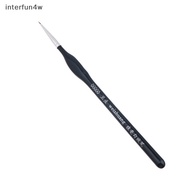 interfun4w 5Pcs 00000 Precision Fine Tip Paint Brush Set For Acrylic Models Mini Miniature Detail Ny