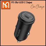 Mcdodo Mini Size USB C Output 18W Quick Charger PD 20W Car Charger
