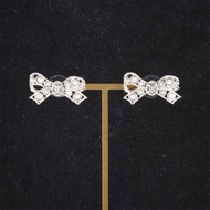 CHANEL(香奈兒)  合金 18A 大小姐珍珠蝴蝶耳環耳釘