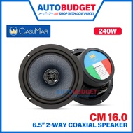 CasuMar 6.5 inch Proton Perodua Honda Toyota 2-Way Coaxial Speaker Bass 240W CM-16.0 Universal Car S
