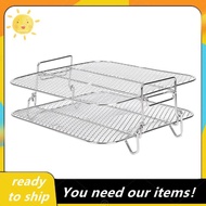 Air Fryer Rack For  5.5L Air Fryer, 2 Tier Air Fryer Grill/Shelf/Dehydrator Rack Square ,Air Fryer R
