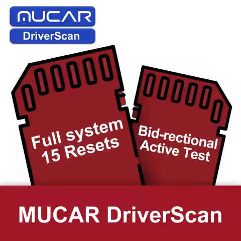 Update MUCAR Driverscan All softwares Renewal Full System Diagnosis 15 Resets Bi-directional Control