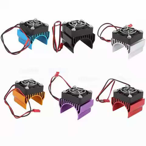 540 Motor Cooler Heat Fin With Brushless Fan Compatible For 540/550/3650/3660/36xx Series Brush Moto