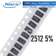 (20pcs) 2512 SMD Resistor 0.1R~910R 5% 0.2R 0.15R 0.25R 0.22R 0.47R 0R 1R 1.5R 5.1R 2.2R 4.7R 10R 22