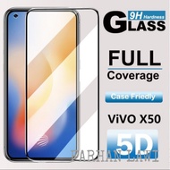 Tempered Glass Vivo X50 Full Glue 9D
