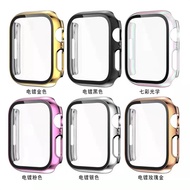 Suitable for applewatch7 Apple Watch Protective Case tpu Watch Case Apple S7 Electroplating Anti-Scratch Protective Case Strap