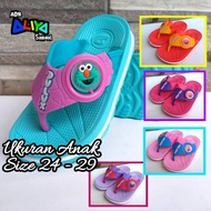 Warehouse sale - Elmo Character Flip Flops for Toddler Girls 2-5 Years - M293D