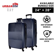 [SG Ready Stock] URBANLite RAY - 24 inch+28 inch 360° Spinner Wheel ABS Hard Case Luggage ULH9917 3 