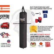 EVERLAST 180cm🥊 Taekwondo Boxing Muay Thai Boxing Sand Bag Punching Bag 🥊FILLED SIAP ISI🥊
