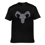 Capricorn Astrology Zodiac Sign Word Cloud Art Men's Short Sleeve T-Shirt