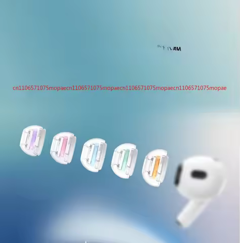 OK 1 Pair Original for Spinfit CP1025 Earbuds & 1pc Adaptor Ring for Apple Airpods Pro