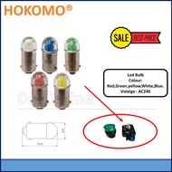HOKOMO LED Bulb BA9S 240V AC , 24V AC/DC , 12V AC/DC, (HQ-LED-COLOR-VOLTAGE)