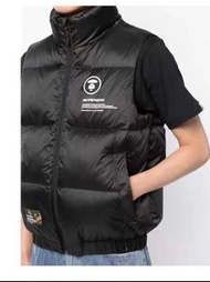 香港熱賣 Aape 刺章logo 戶外機能防水羽絨背心 馬甲外套 高CP值男裝