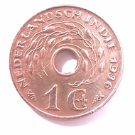 Uang koin 1 cent Nederlandsch Indie th 1936