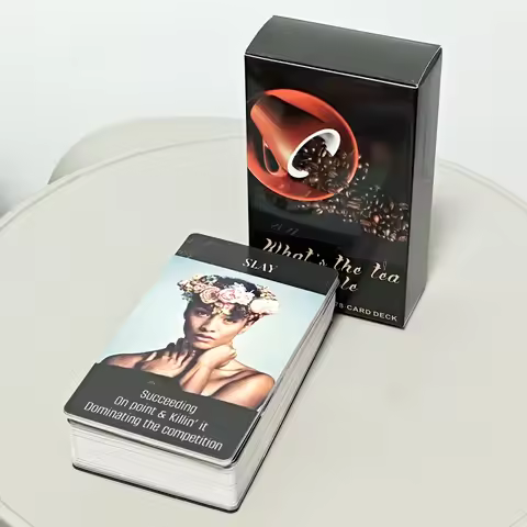 10.3*6cm What's The Tea Situations Oracle Deck 78 Pcs Cards Tarot