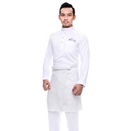 Baju melayu white/Putih Plain lelaki slim fit by Keroll Bahry (nikah)