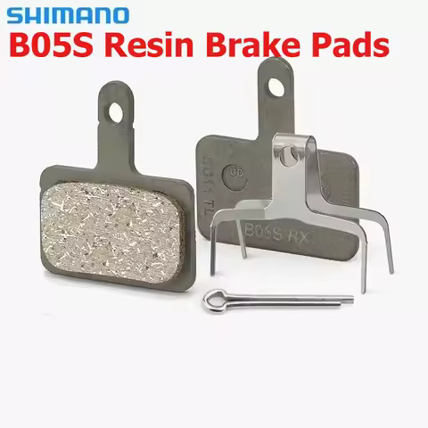 SHIMANO B05S Resin Brake Pad for 2-Piston Hydraulic Disc Brakes Compatible with MT200 MT410 MT500 Hy