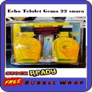 Klakson Echo Telolet double 2 kepala keong Gema 8 18 22 Suara bisa untuk motor beat scoopy vario mio