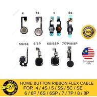 BS Compatible Home Button Joystick W/O Fingerprint Ribbon Flex Cable 5 5S 5C Se 6 6S 7 8 6Plus 6Splu
