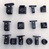 Aluminum Die-Casting Stairs Upper Lower Hole Round Hole Fixture Railing Armrest Connector Column Fix