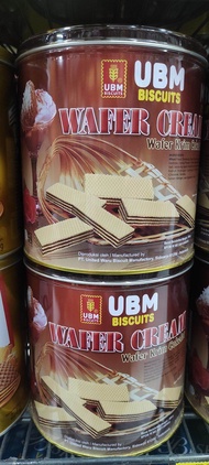 Wafer Ubm Cream Coklat Kemasan Kaleng 550gr