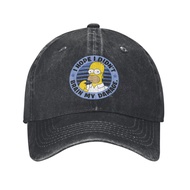 The Simpsons, Homer. I hope I don't have any brain damage. Casual printed baseball cap