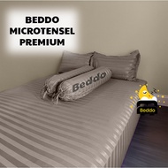 (BEDDO) Height 40cm Imported Microtensel Hotel Bed Sheet, Thick, Anti-Slide Material Cadar Queen Bed