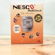 Alat Nesco Multicheck 3in1 GCU alat Test gula darah 3 in 1