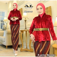 Kebaya Suit Kartini Velvet Liza/kebaya (Dress/modern kebaya) kebaya Tille/kebaya