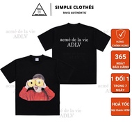 2024 ADLV Genuine SIMPLE Sneakers T-shirt [acmé de la vie] ADLV BABY FACE DONUT 7 - Black
