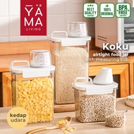 YAMA KOKU Airtight Jar Cereal Food Storage Cereal Laundry Detergent Bottle Food Storage Container Ai