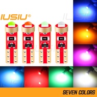 IUSIU 5PCS 10PCS LED T5 Bulb W3W W1.2W 17 73 74 Automobile Instrument Light Interior 2721 Car Warmin