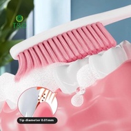 T&O 1/ 3PCS Long Headed Soft Bristled Adult Toothbrush Simple Household Independent Paaging Deep Cle