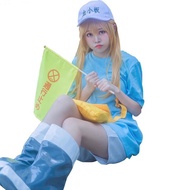 现货血小板COS服装全套二次元制服动漫工作细胞Cosplay女装衣服8.1 In-stock Platelet COS Costume Full Set 2D Uniform Anime Cells 