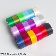 Satin Ribbon 1.5 Inch = 3.8cm Wide | Length 25 Yards = 22 Meters 7092
