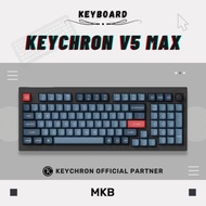 Keychron V5 Max 96% Layout Hot-Swap Custom RGB South Facing PCB QMK VIA Bluetooth Wireless Keyboard 