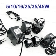 5/10/16/25/35/45W Submersible Water mini Pump Brushless Filter Fish Tank Garden Hydroponic System Aq